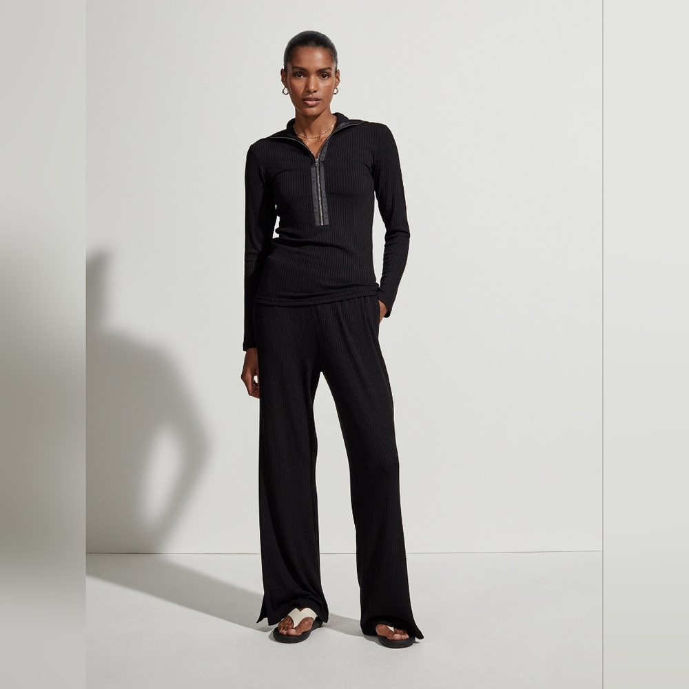 Varley Raya Split-Hem Pant Black Size Large